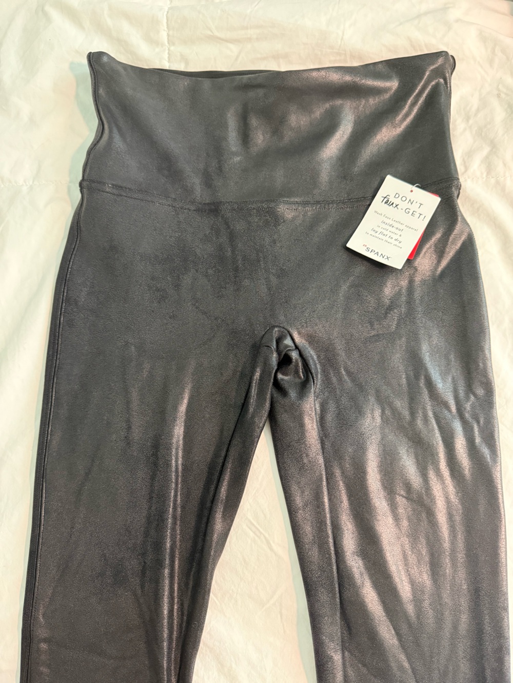 SPANX Faux Leather Leggings